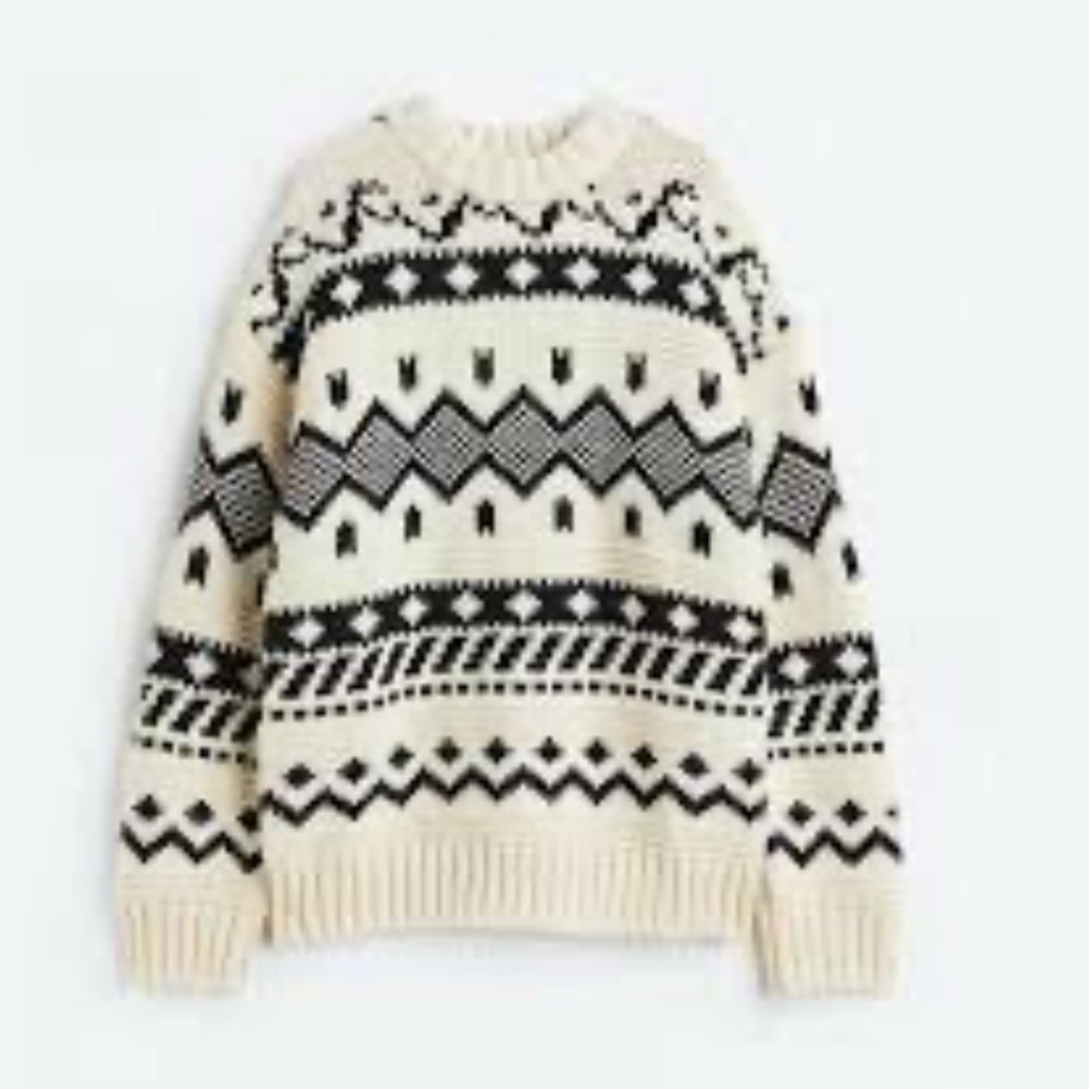 H&M Cream Knit Sweater